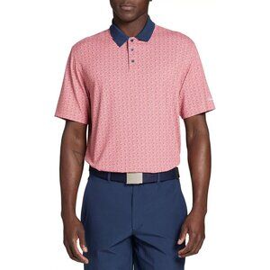 Walter Hagen Men's Performance 11 Novelty Print Golf Polo, XXL, Bloody Mary Cora